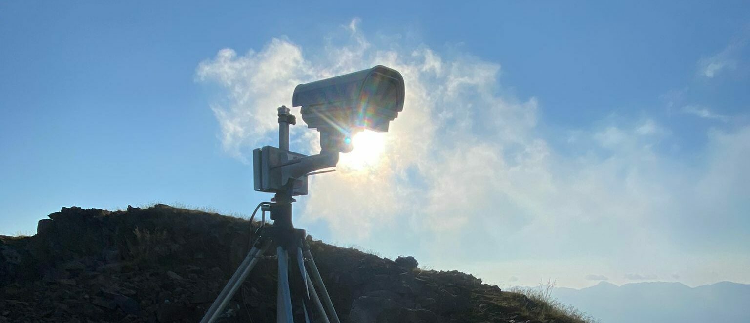 GEO T8 in mountains - landslide monitoring